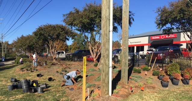 New landscaping goes along with our new name!